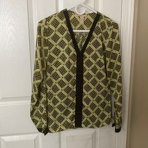 Banana republic printed blouse